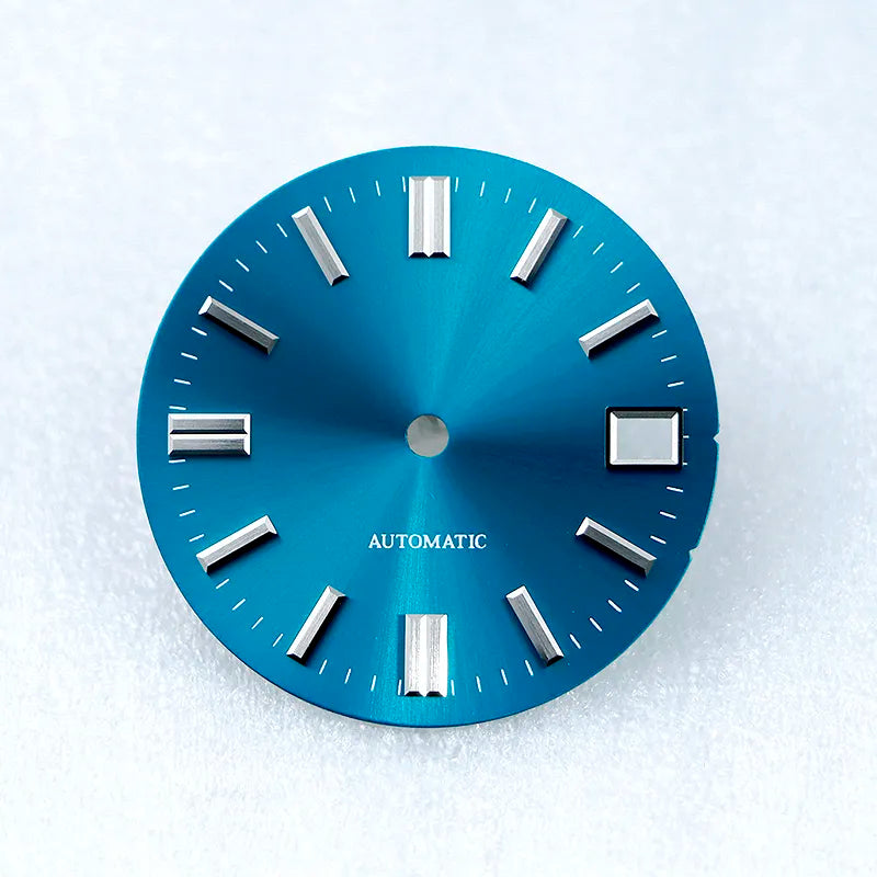 28.5mm Watch Dial Classic Sunburst Dial No Lume NH35 Movement