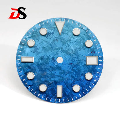 Crystal Titanium Text Dial Chaotic Texture BGW9 C3 Lume NH35 Movement 28.5mm Dial