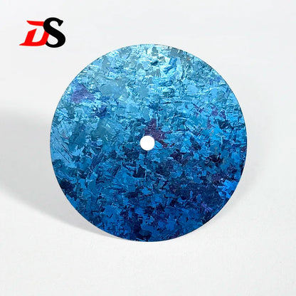 Sterile 28.5mm Ice Crystal Titanium Dial Blue Lume NH35 Movement