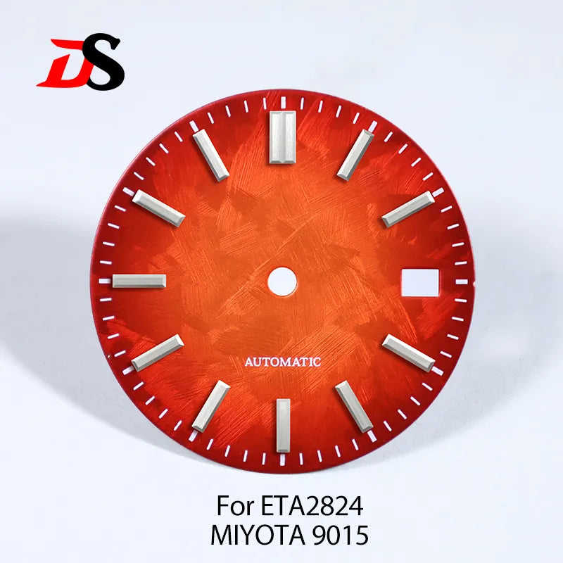 28.5MM Sakura Dial No Lume for ETA2824/MIYOTA 9015 Movement No Date