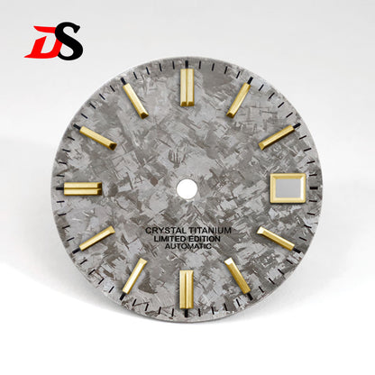 Ice Crystal Titanium Dial 28.5mm Dial No Lume NH35 Movement