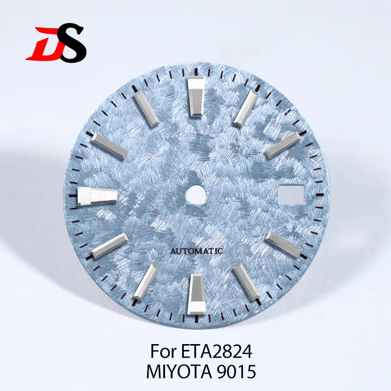 28.5mm Dial 62GS Xinzhou Sakura Dial Blue Lume for NH35 ETA2824 SW200 MIYOTA9015 Movement No Date
