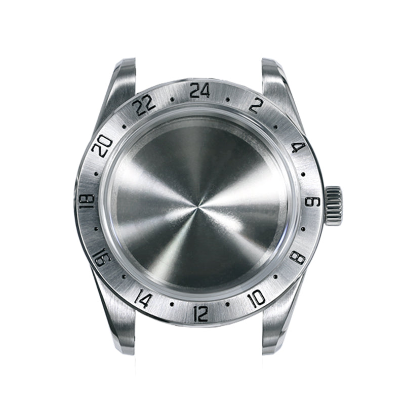 38.5mm Watch GMT Case Simple BB58 Stainless Steel