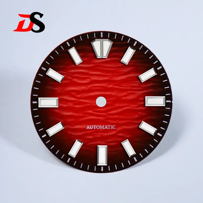 Gradient Wave Dial 28.5mm Blue Lume for NH35/NH38 Movement No Date