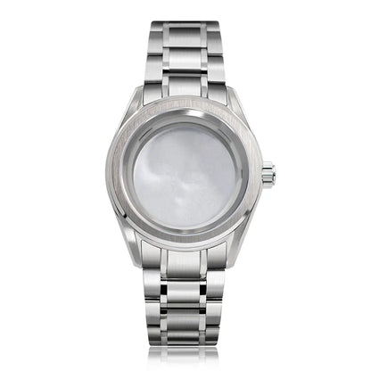 38mm Watch Case Stainless Steel Classic for MIYOTA 9015 Movement 28.5mm Dial