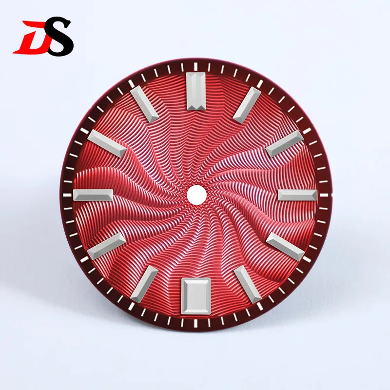 Guilloche Dial Envelope Index No Lume Sterile 28.5mm NH35NH34 Movement 3 O'clock /6O'clock /no Date