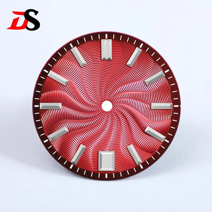 Guilloche Dial Envelope Index No Lume Sterile 28.5mm NH35NH34 Movement 3 O'clock /6O'clock /no Date