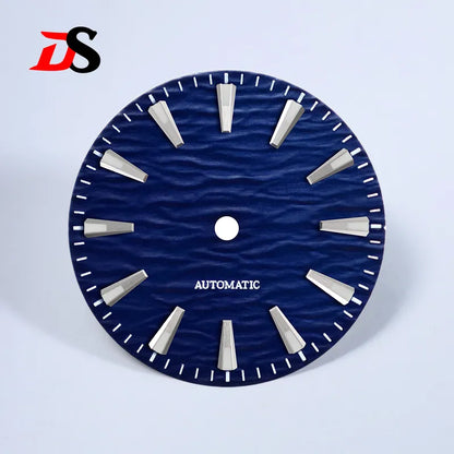 Gradient 28.5mm Wave Pattern Dial Blue Lume for NH35/NH38 Movement