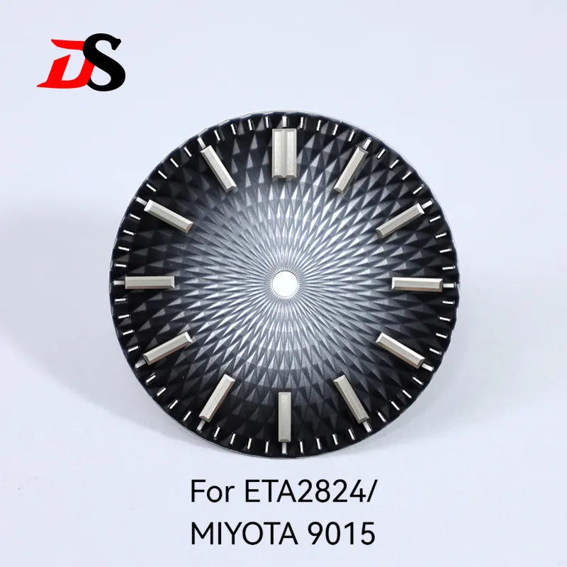 Pineapple Face Dial 28.5mm Dial No Lume Suitable for NH35 NH38 ETA2824/MIYOTA 9015 Movement No Date