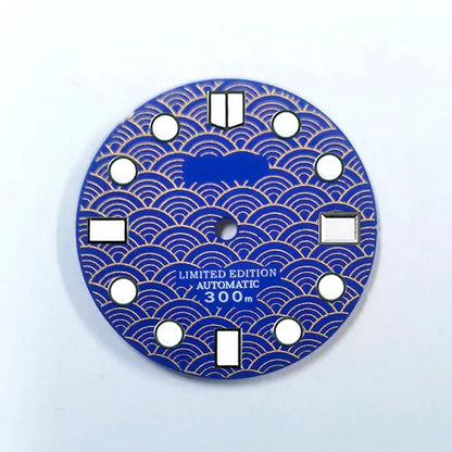 Wave Dial Refit 28.5mm NH35 Movement BGW9 C3 Lume