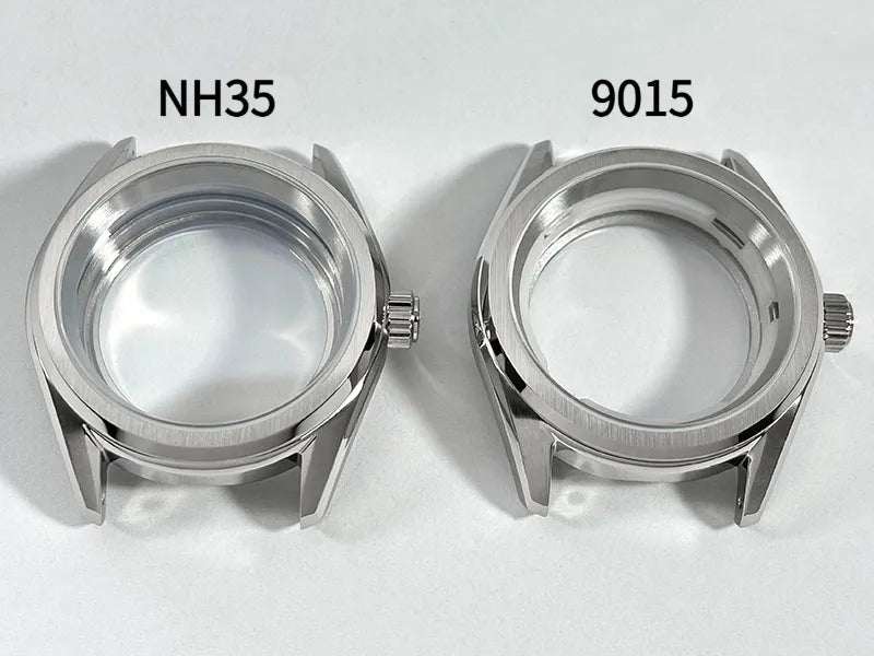 38mm Watch Case Stainless Steel Classic for MIYOTA 9015 Movement 28.5mm Dial