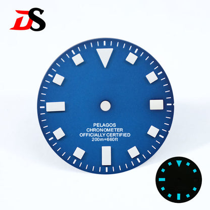 Retro Pelagos Sun Blue/green Luminous Dial Date GMT50 Layer