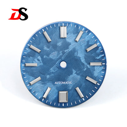 6 O'clock Date Shunbun Dial NH35 GS No Lume Sakura Purple Pink 28.5mm for SKX007 S Mod