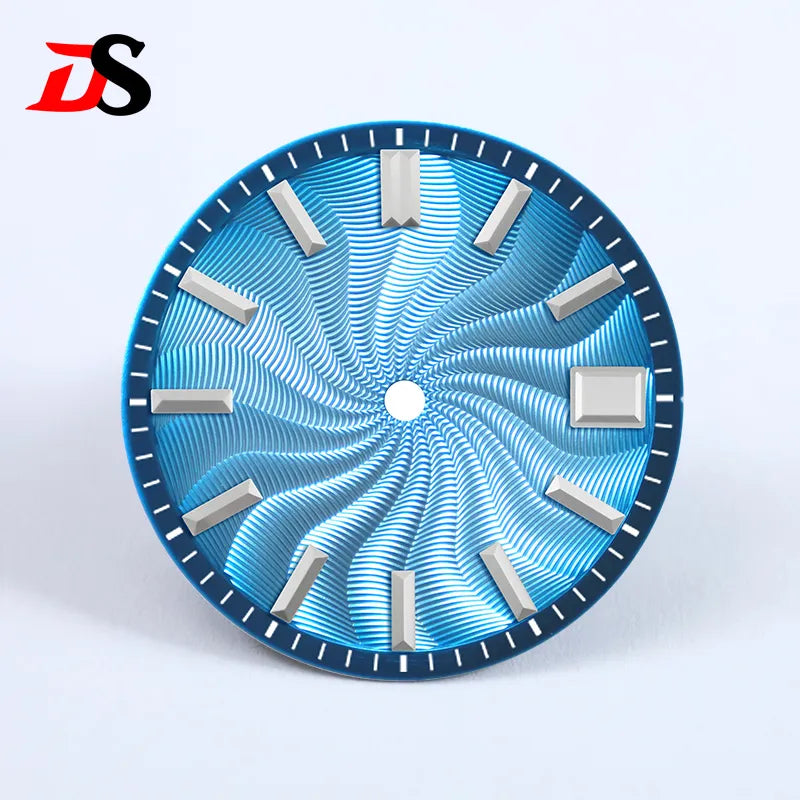 Guilloche Dial Envelope Index No Lume Sterile 28.5mm NH35NH34 Movement 3 O'clock /6O'clock /no Date