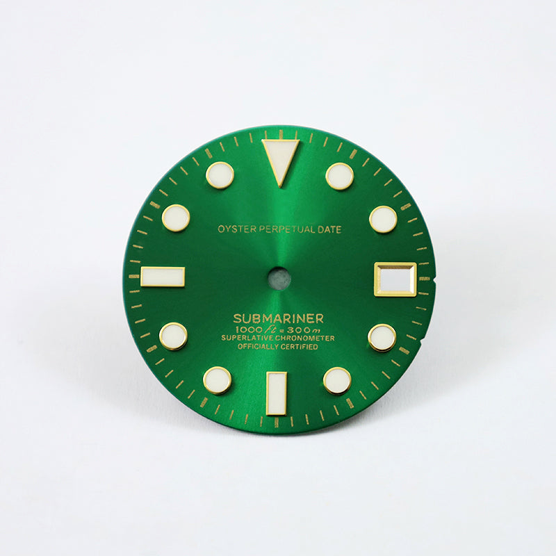 Gold Index Sunburst SUB Dial Mod BGW9 C3 Lume Dial NH35NH36 Movement 28.5mm
