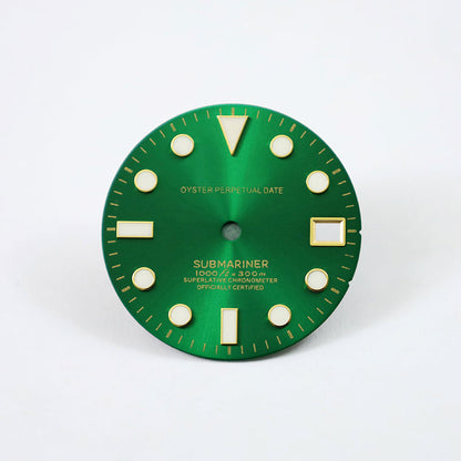 Gold Index Sunburst SUB Dial Mod BGW9 C3 Lume Dial NH35NH36 Movement 28.5mm