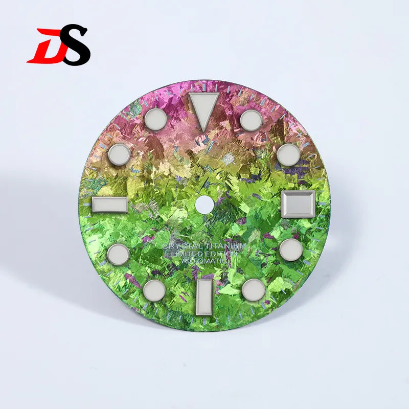 28.5mm Dial Ice Crystal Titanium Dial Chaotic BGW9 C3 Lume NH35 Movement