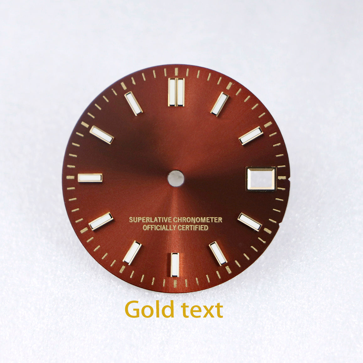 Date just Dial Rose+Gold text