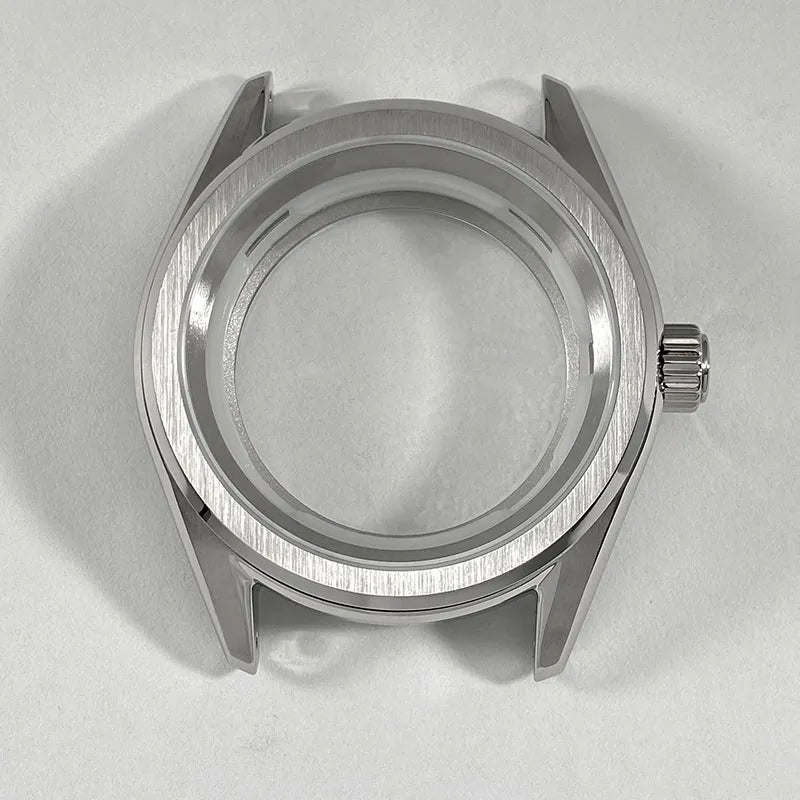 38mm Watch Case Stainless Steel Classic for MIYOTA 9015 Movement 28.5mm Dial