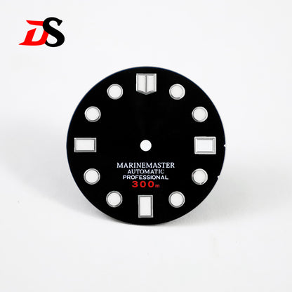 Marinemaster Dial 28.5mm BGW9 C3 Lume NH35NH36 Movement No Tick Mark
