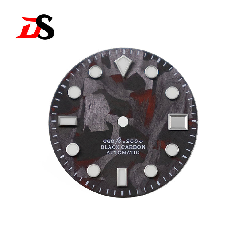 Carbon Fiber Dial Diamond Index 28.5mm NH35 Dial