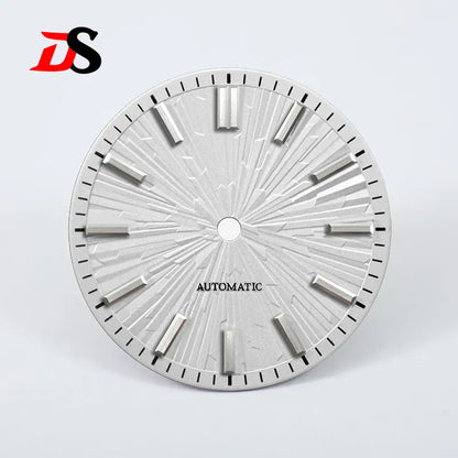 Gradient 28.5mm Wood Grain Dial No Lume for NH35/NH38 Movement 3 O'clock Date/no Date