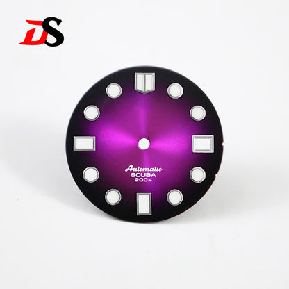 Marinemaster Dial 28.5mm BGW9 C3 Lume NH35NH36 Movement No Tick Mark