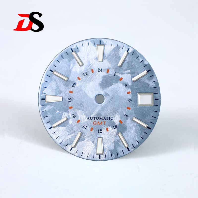 DS Sakura Blue GMT Dial 28.5mm Blue Lume NH34GMT Movement