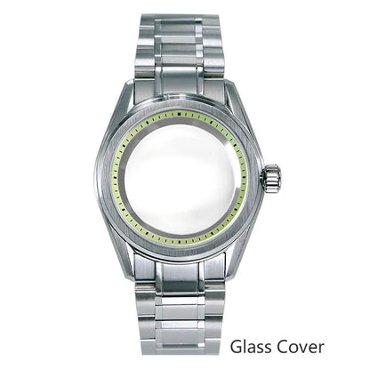 38mm GS Case with Chapter Ring NH35 NH34 Match Shunbun 28.5mm Dial Color Classic Watch Case
