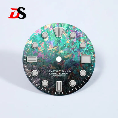 Ice Crystal Titanium Dial 28.5mm Dial BGW9 C3 Lume NH35 Movement