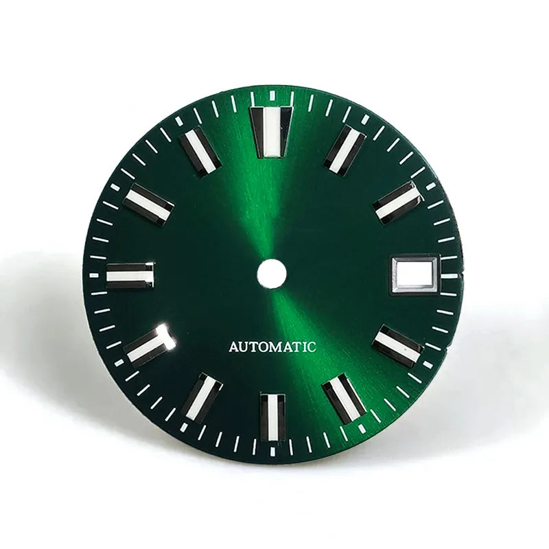 28.5mm Dial Sunburst Blue Lume Modified Watch NH35 Movement