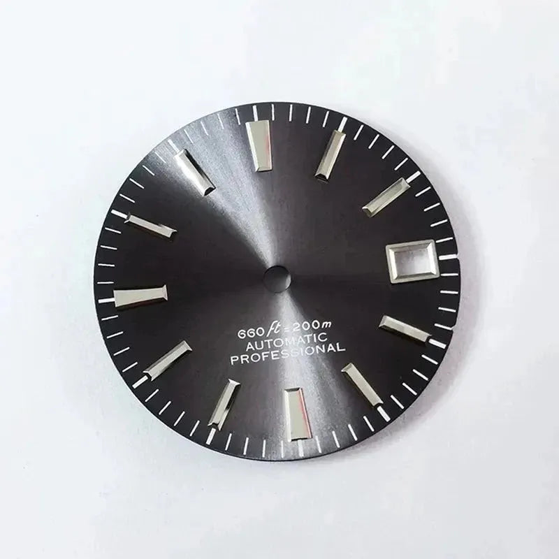 28.5mm Dial No Lume Sunburst Modified Watch NH35 Movement