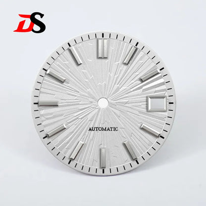Gradient 28.5mm Wood Grain Dial No Lume for NH35/NH38 Movement 3 O'clock Date/no Date
