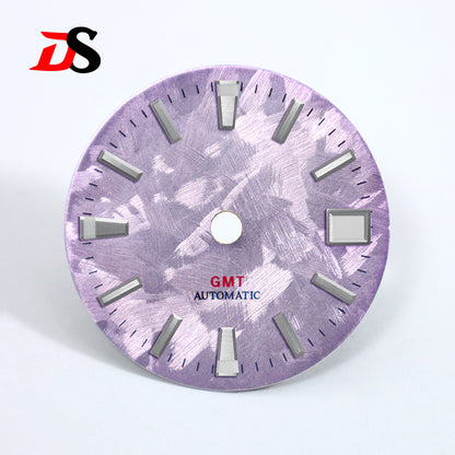 28.5mm Dial Sakura Dial Blue Lume NH34GMT Movement