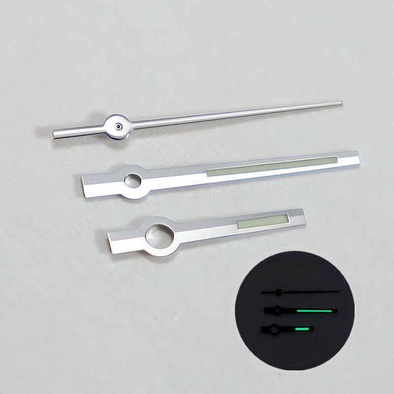 Date Hands Date just hand NH35 Hand Electric Black Black Lume for Seiko Mechanical Movement