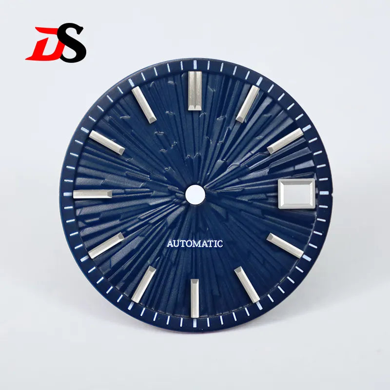 28.5mm Gradient Wood Grain Dial No Lume for NH35/NH38 Movement 3 O'clock Date/no Date