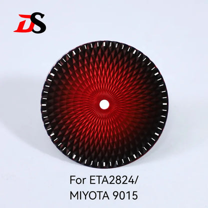 Blank Pineapple Face Dial Gradient 28.5mm for NH35 NH38 ETA2824/MIYOTA 9015 Movement No Date Dial