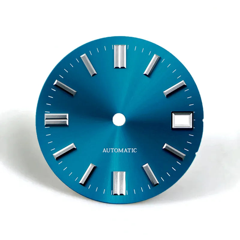 28.5mm Watch Dial Classic Sunburst Dial No Lume NH35 Movement