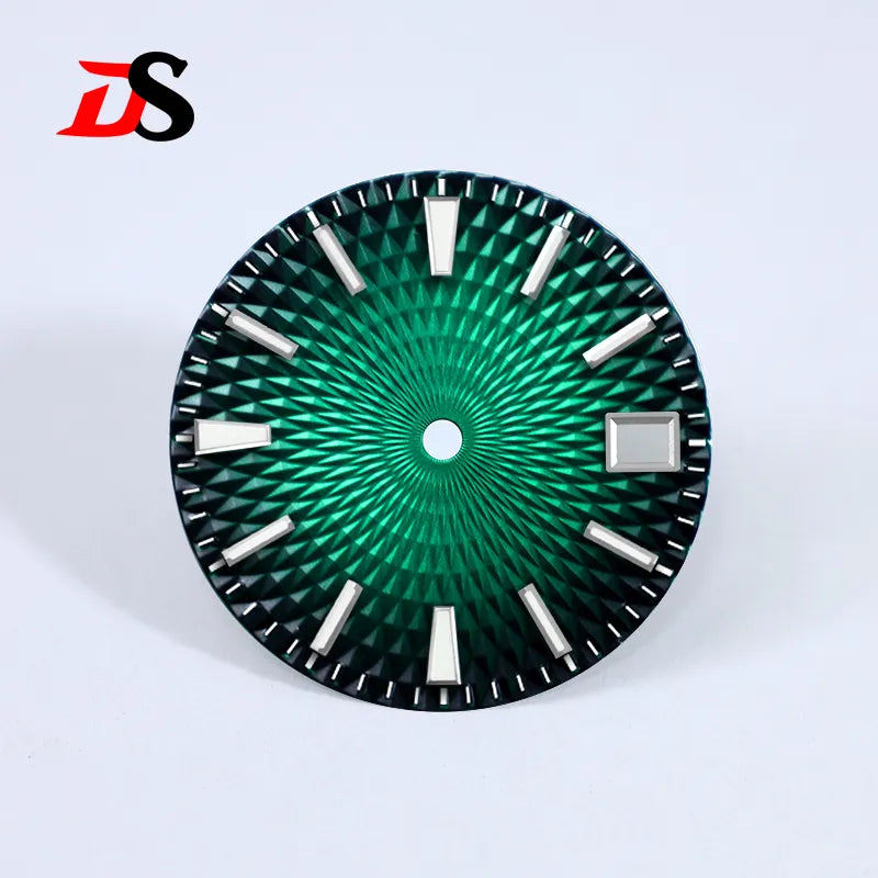28.5mm Dial Pineapple Face Dial Diamond Pattern BGW9 Lume for NH35NH36 Movement