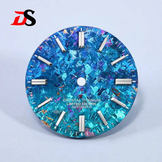 Ice Crystal Titanium 28.5mm Dial No Lume NH35 Movement No Date Dial