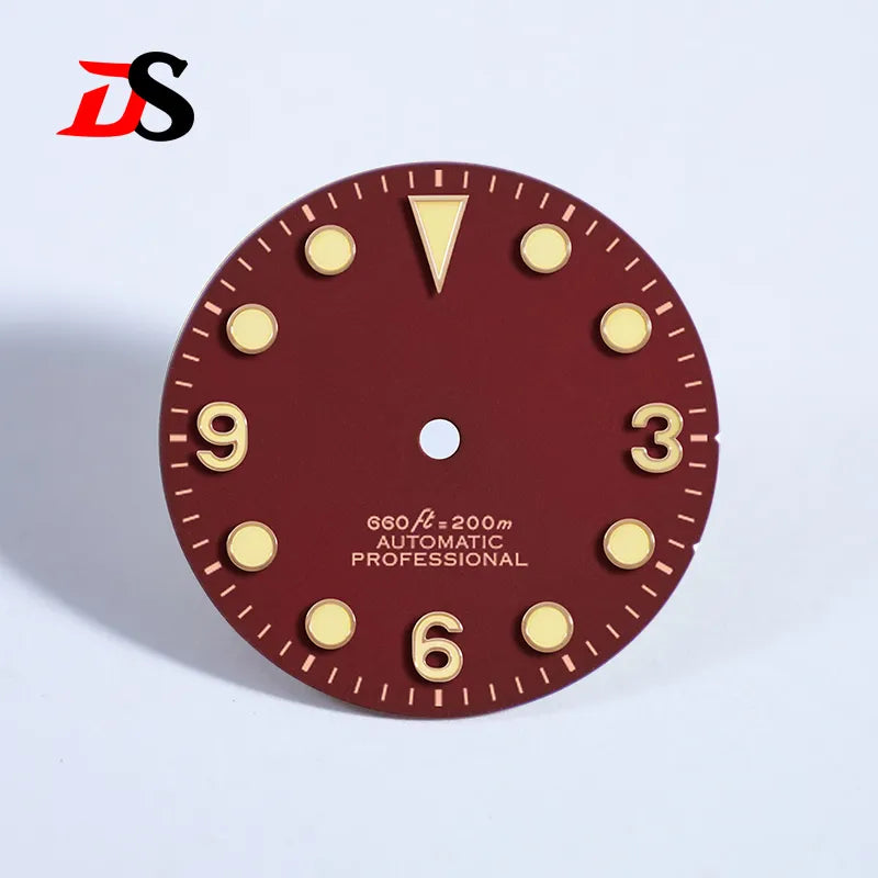 369 Matte Dial Black Tudor-style NH38 Movement Green Lume