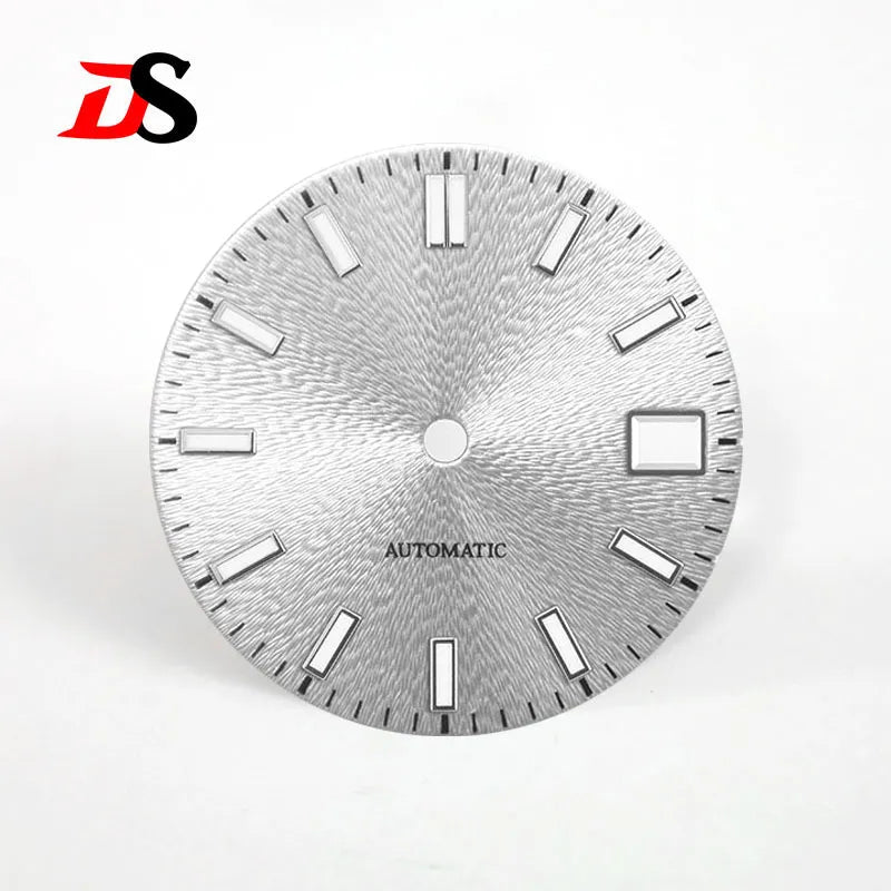 28.5mm Invisible Texture Blue Lume NH35 Movement Multiple Colors Sunburst