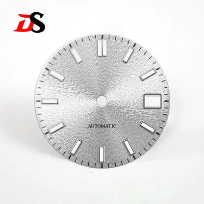 28.5mm Invisible Texture Blue Lume NH35 Movement Multiple Colors Sunburst