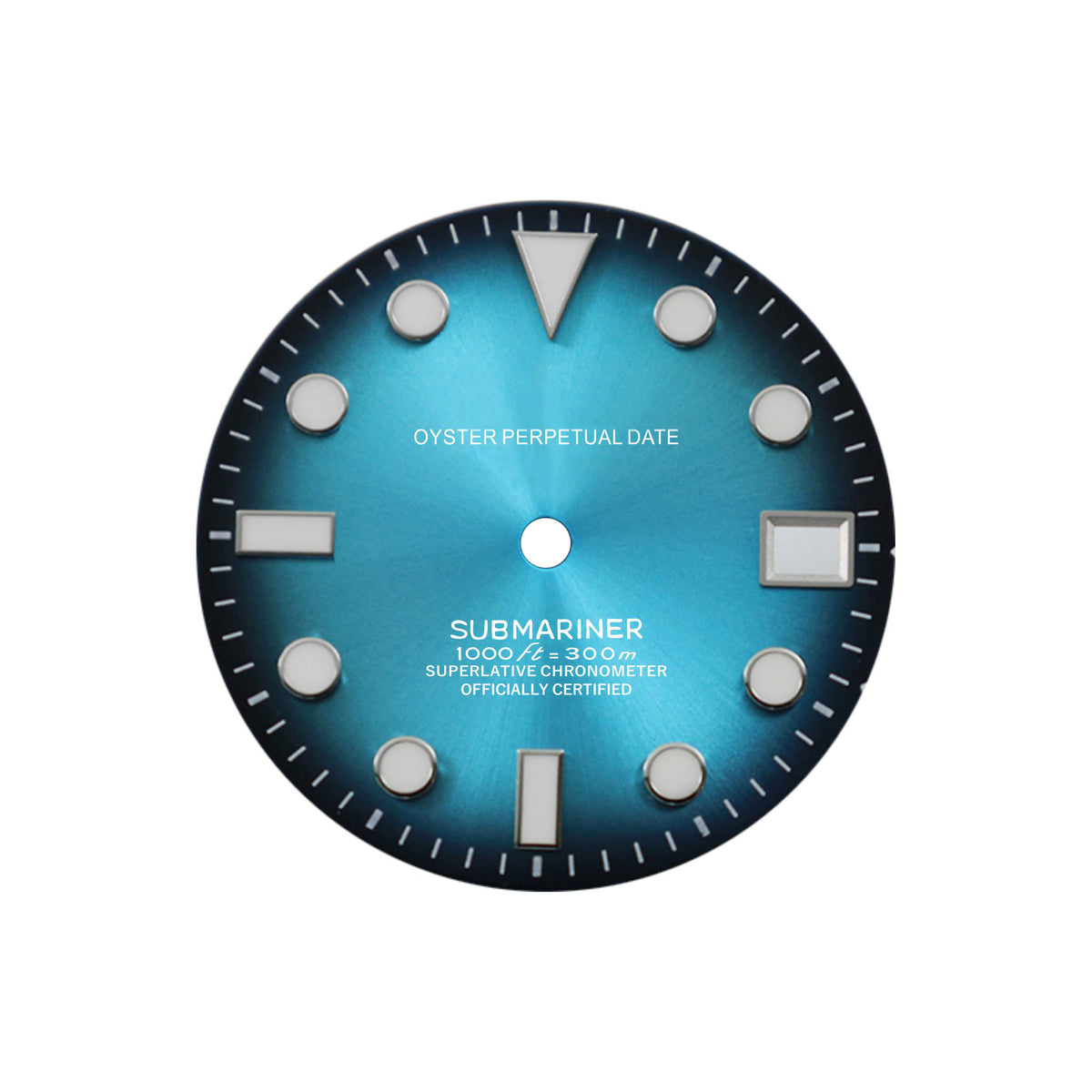 SUB Dial Series Sunburst Dial BGW9 C3 Lume for NH35 Movement