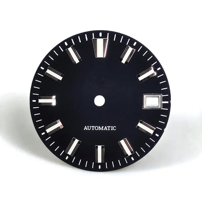 28.5mm Dial Sunburst Blue Lume Modified Watch NH35 Movement