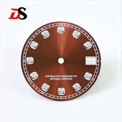 Zircon DATE JUST Dial NH35 Simulated Diamond Index