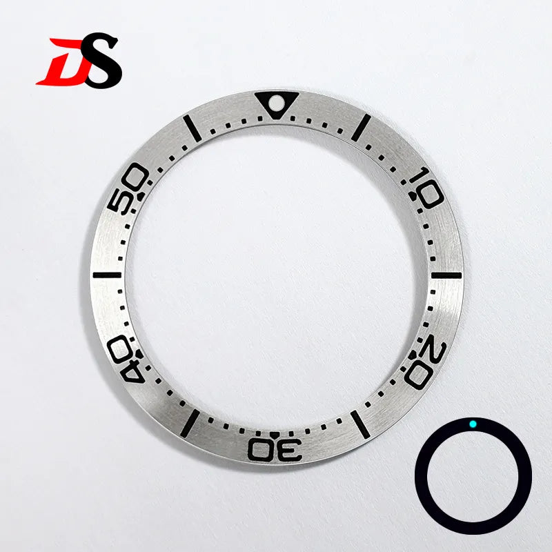 38*30.6mm Stainless steel Brushed Bezel Ring Insert SKX007