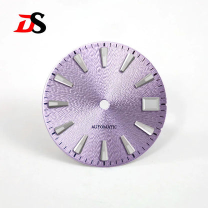 Invisible Textured Sunburst Dial GS Blue Green Lume NH35 28.5mm