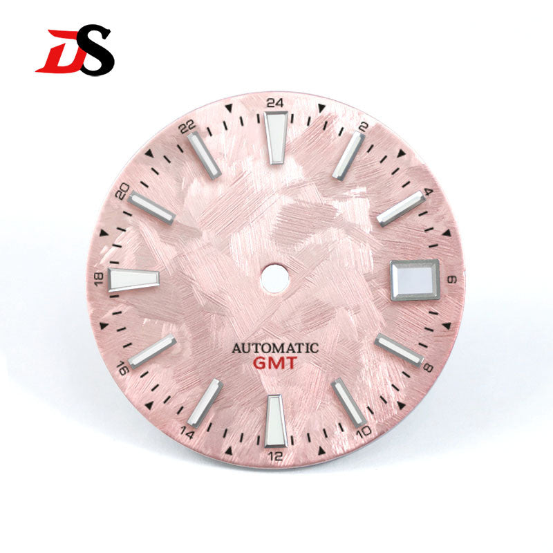 GS Sakura Blue Luminous GMT NH34 Snowflake Cherry Blossom 28.5mm SKX007NH35