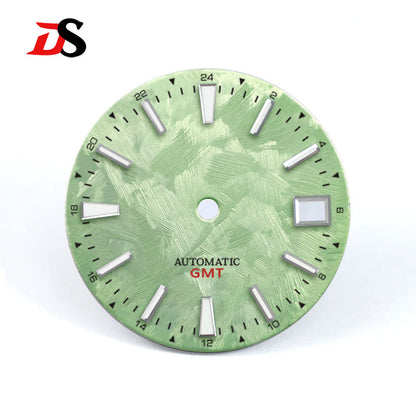 GS Sakura Blue Luminous GMT NH34 Snowflake Cherry Blossom 28.5mm SKX007NH35